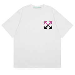 Off White Gradient Arrow Pattern T-Shirts