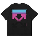 Off White Gradient Arrow Pattern T-Shirts