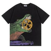 Off White Animal Printed Crewneck T-Shirts