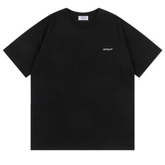 Off White 3D Letter Pattern T-Shirts