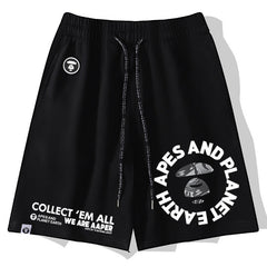 Bape Ape Head Pattern Printed Short