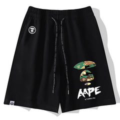 Bape Ape Head Pattern Printed Short
