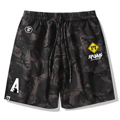 Bape Ape Head Pattern Printed Short