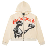 Godspeed Mankind vs Ai Zip Up Hoodies