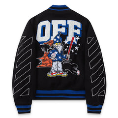 Off White Logo-Embroidered Jacket