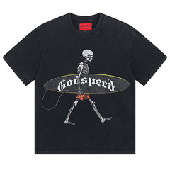 Godspeed Skeletons Surf Day T-Shirts #1025