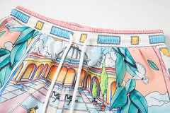 Casablanca Multi Color Printed Short #357