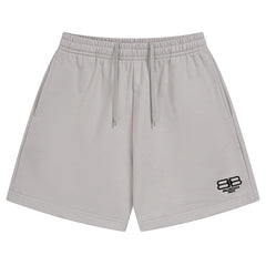 Balenciaga Logo Printed Knit Shorts