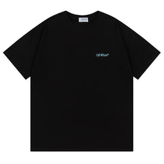 Off White Arrow Pattern Printed T-Shirt