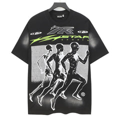 Hellstar Running Pattern T-Shirt
