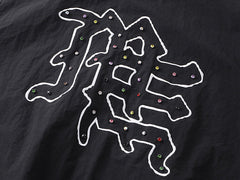 MIXED EMOTION “ME” Rhinestone Nylon Jacket
