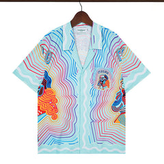 Casablanca Multi Color Printed Shirt #244