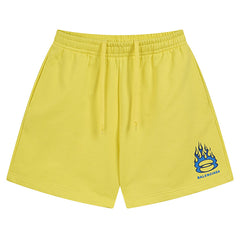 Balenciaga Logo Printed Knit Shorts