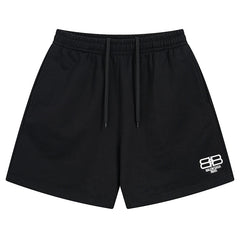 Balenciaga Logo Printed Knit Shorts
