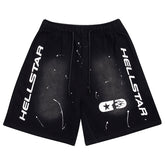Hellstar Logo Printed Shorts