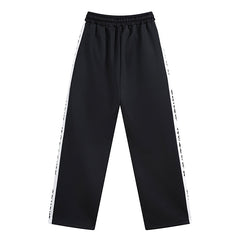 MIXED EMOTION Cupid Embroidery Pattern Pants
