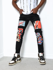 Black Comic Books Denim