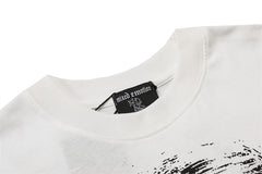 MIXED EMOTION White “Pearl” Cropped Tee