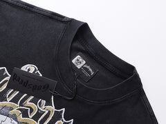 Godspeed Skeletons Pattern Printed T-Shirts #1039