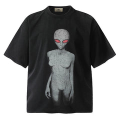 Saint Michael Alien Pattern Printed T-Shirt