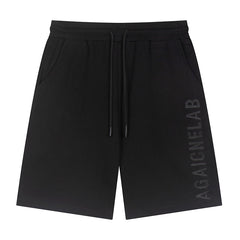Balenciaga Logo Printed Knit Shorts