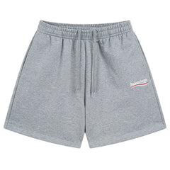 Balenciaga Logo Embroidered Knit Shorts