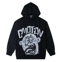 MIXED EMOTION “Monster” Cropped Hoodie