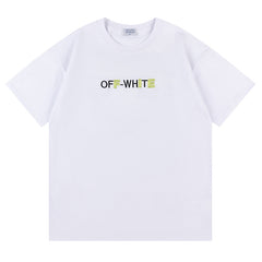 Off White Logo Pattern Printed T-Shirt
