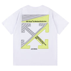 Off White Logo Pattern Printed T-Shirt