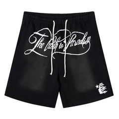 Hellstar Logo Printed Shorts