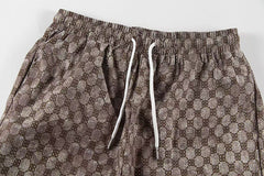 Balenciaga Logo Printed Knit Shorts