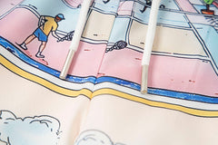 Casablanca Multi Color Printed Short #357