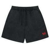 Balenciaga Logo Embroidered Knit Shorts