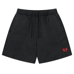 Balenciaga Logo Embroidered Knit Shorts