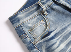 Amiri Logo Denim Shorts #2013