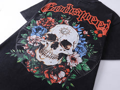 Godspeed Skeletons Rose T-Shirts #1019