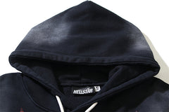 Hellstar Graffiti Meteor Flame Letters Hoodie