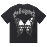 Godspeed Skeletons Butterfly T-Shirts #1026