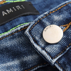 AMIRI Destroyed Denim Shorts #2003