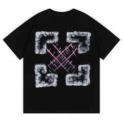 Off White Logo Pattern Printed T-Shirt