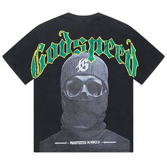 Godspeed Skeletons Masked Man T-Shirts #1020