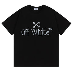 Off White Logo Pattern Printed T-Shirt