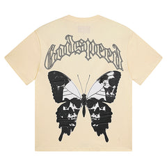 Godspeed Skeletons Butterfly T-Shirts #3026