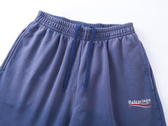 Balenciaga Logo Printed Knit Shorts