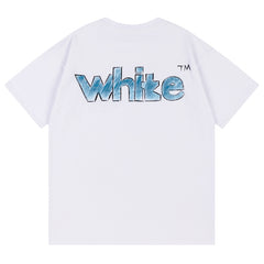 Off White Logo Pattern Printed T-Shirt