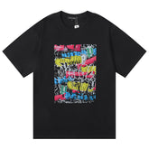 Purple Brand Pattern Print T-Shirt