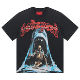 Godspeed Skeletons Pattern Printed T-Shirts #1035