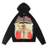 MIXED EMOTION Black “Rhinestone” Hoodie
