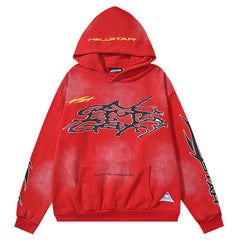 Hellstar Studios Washed Distressed Hoodie