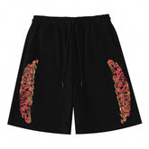 Balenciaga Logo Printed Knit Shorts